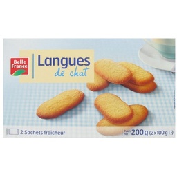 [21516P] LANGUE DE CHAT BF ETUI 200 G