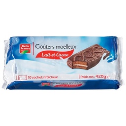 [11572P] GOUTER MOELLEUX CACAO X 10 BF FILM 420 G