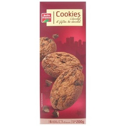 [05806P] COOKIE PEPITES DE CHOCOLAT X 12 BF ETUI 200 G