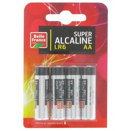 [24086] BELLE France SUPER ALCALINE LR6x4