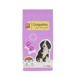 [41868P] CROQUETTE CHIOT VIANDE/CEREALES BF SAC 1.5 KG