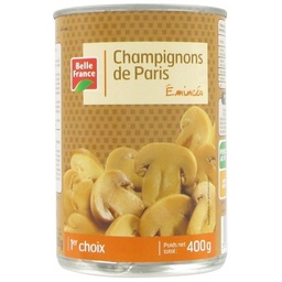 [12789P] CHAMPIGNON DE PARIS EMINCE BF BOITE 1/2 390 G