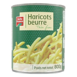 [02809P] HARICOT BEURRE TF BF BOITE 4/4 OF 800 G
