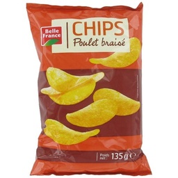 [24287P] CHIPS POULET BRAISE BF SACHET 135 G