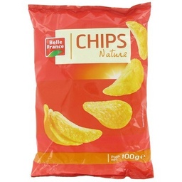 [07999P] PLAIN CHIPS ALU. BAG 100G BF
