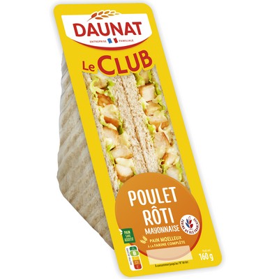 [14830] ROSTED CHICKEN CLUB SANDWICH 160DA
