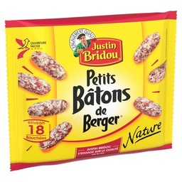 [56810] Petits Bâton de Berger Justin Bridou Nature 17 bouchées- 100g