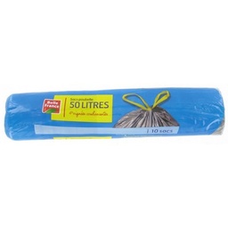 [24348P] SACS POUBELLE 50L COULISSANT