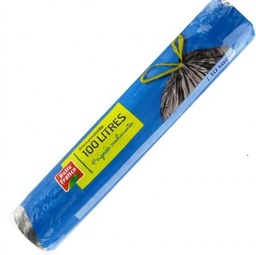 [56335P] Sacs poubelle 100L à lien coulissant