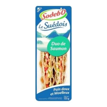[43010] SODEBO SANDWICH SUEDOIS 135G SAUMON