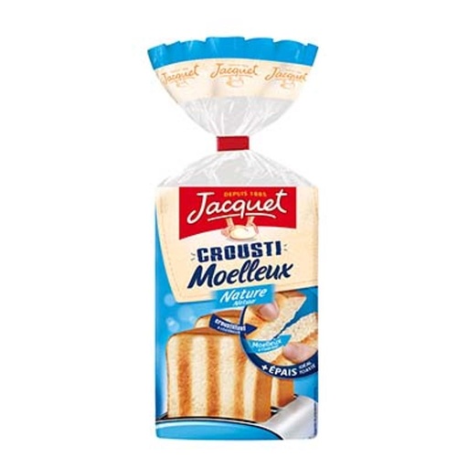[36993] Crousti Moelleux Nature Sans Sucres Ajoutés 730g Jacquet