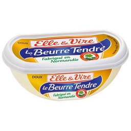 [03662] ELLE & VIRE BEURRE TENDRE DOUX BARQUETTE 250G