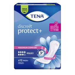 [14176] Serviettes TENA Discreet Protect+ Maxi x12
