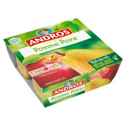 [26412] Andros Compote Pomme Poire 4x100g