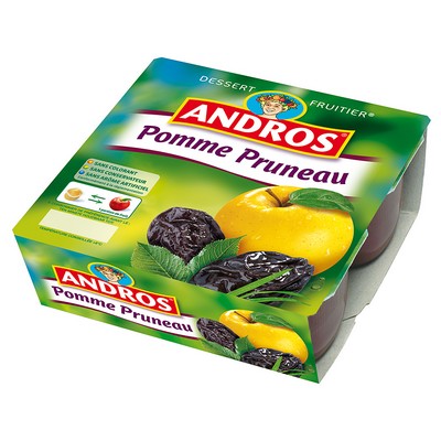[26416] Andros Compote Pomme Pruneaux 4x100g