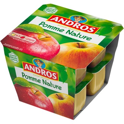 [26411] Andros Natural Apple Compote 8x100g