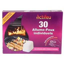 [16412] ALLUME FEUX 30 CUBES INDIVIDUELS
