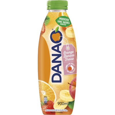 [12168] DANAO ORANGE BANANE FRAISE 90CL