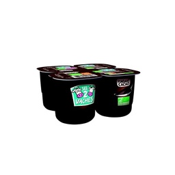 [16799] LES 2 VACHES FONDANT BIO CACAO 125GX4