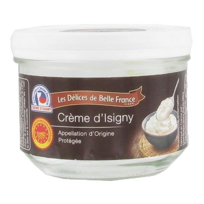 [17393] CREME FRAICHE ISIGNY AOP DBF POT VERRE 20 CL 