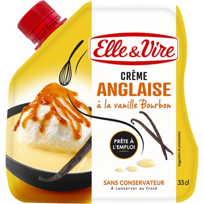 [59686] ELLE & VIRE CREME ANGLAISE POCHE 33CL