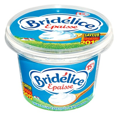 [26480] BRIDELICE CREME FRAICHE LEGERE EPAISSE 15%MG POT 20CL