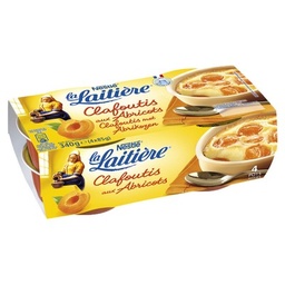 [53508] LA LAITIERE Clafoutis aux abricots 4x85G