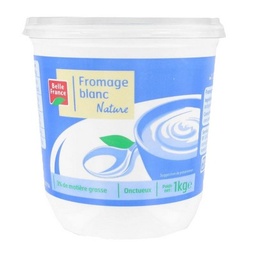 [18293] FROMAGE BLANC BATTU 3% MG BF POT 1 KG