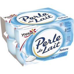 [53511] SLA PERLE DE LAIT NATURE 125GX8