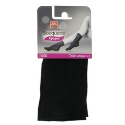 [31117] SOCQUETTE OPAQUE 100D NOIR TAILLE UNIQUE