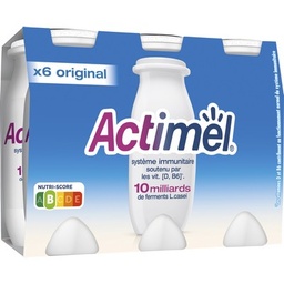 [11226] Actimel yaourt à boire nature 6x100g