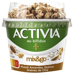 [22036] Activia Yaourt bifidus muesli amandes quinoa chia 1x170g
