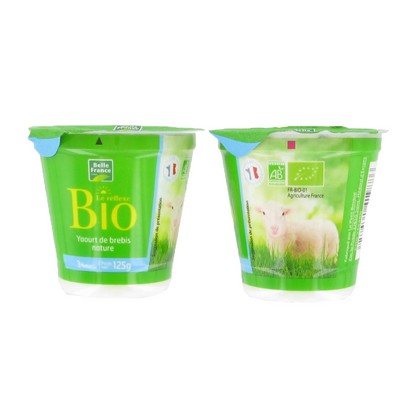 [10298] YAOURT DE BREBIS NATURE BIO BF POT 2 X 125 G