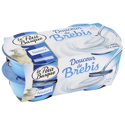 [14587] DOUCEUR BREBIS NATURE 4X100G LE PETIT BASQUE