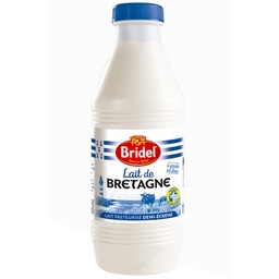 [04781] BRIDEL Lait pasteurisé demi-écrémé Bouteille 1L
