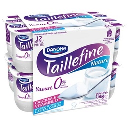[08647] Light&Free Yaourt nature allégé 0% mg 12x125g