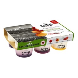 [52695] YAOURT BICOUCHE AUX FRUITS SAISON125G X6