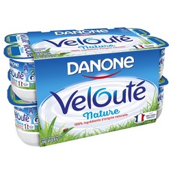 [48425] Danone Velouté yaourt nature brassé 16x125g