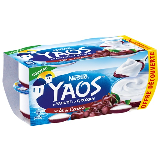 [33925] YAOS sur lit de cerises 4x125g