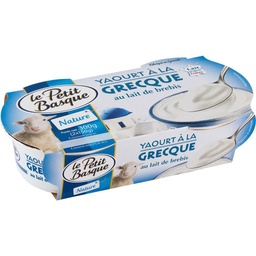 [34232] YT GREC BREBIS NATURE 2X150G LE PETIT BASQUE