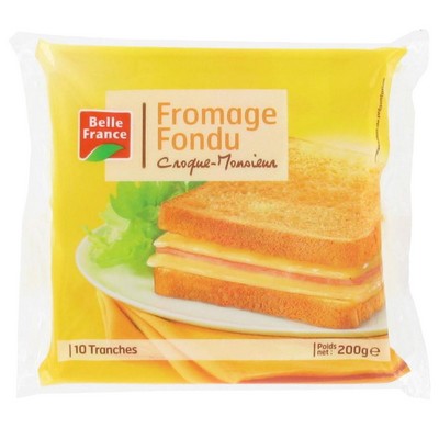 [57277] FROMAGE FONDU CROQUEMONSIEUR X10 TRCH BF FILM 200G