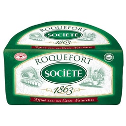 [26061] SOCIETE ROQUEFORT AOP ½ pain fromage lait brebis cru 32%MG s/PF