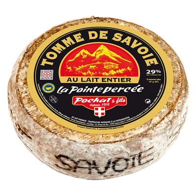 [31853] TOMME DE SAVOIE 29% MG LA POINTE PERCEE  IGP