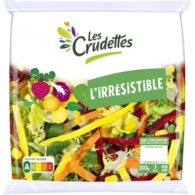 [15112] ST 200G SALADE IRRESISTIBLE CRUDETTES