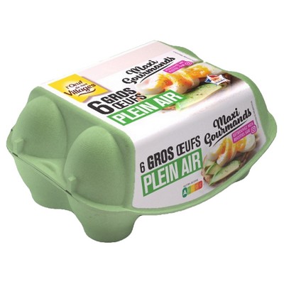 [68532] BT X6 OEUF GROS P.AIR MAXI GOURMAND ODNV