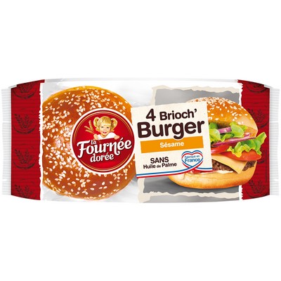 [28050] brioch' burger sésame x 4 250g
