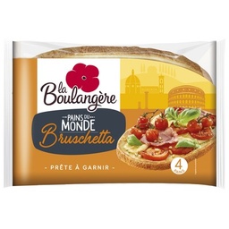 [05286] 4X BREAD BRUSCHETTA BOULANG