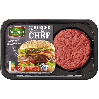 [06219] BURGER DU CHEF 15% 125G X 2 SO