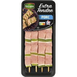[03126] BROCH EXTRA TENDRE PORC NAT X 4