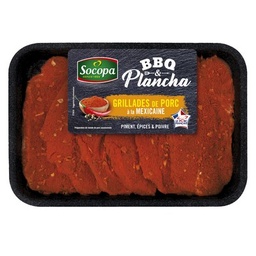 [10692] KG BQ 300G COTE PORC TEX MEX X2 SOCOPA